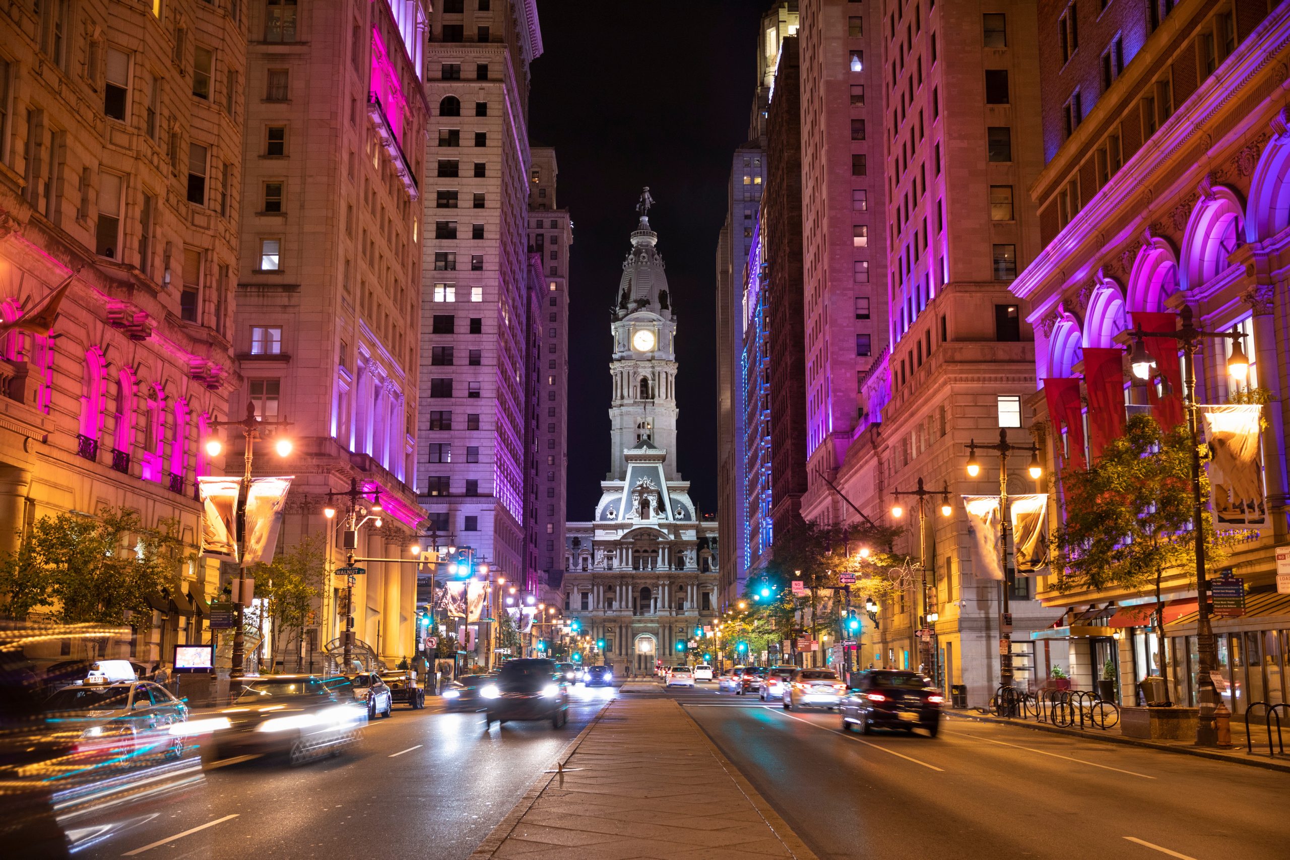 Philadelphia City Hall at Night